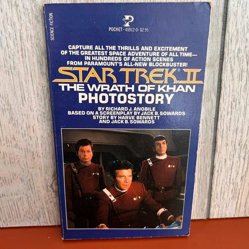 Star Trek II The Wrath‎ of Khan Photostory Richard J Anobile 1982 Vtg Paperback